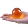 VEKETE Amber Natural Quartz Crystal Sphere, 50 mm view 4