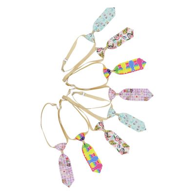 BESPORTBLE 8-Piece Adjustable Easter Ties for Pets