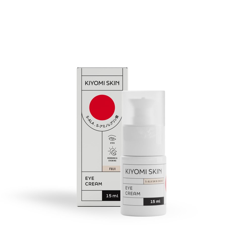 KIYOMI SKIN Eye Cream 15 ml with 5-ALA, for Dark Circles