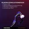 KINKWERK Extra-Strong Nipple Clamps with Chain for Women & Men | Clover Clamps with Silicone Pads, Black view 3