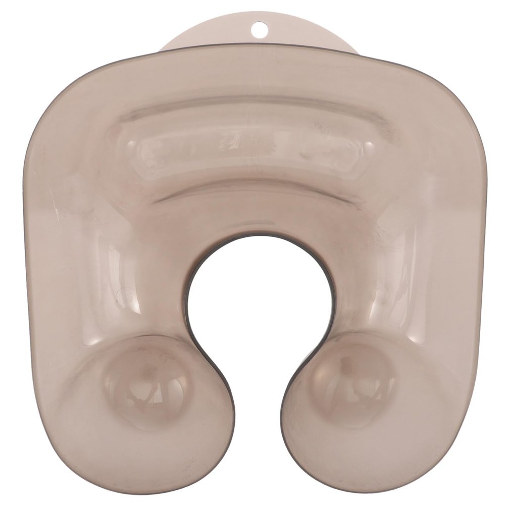 JECOMPRIS PVC Hair-Washing Neck Tray with Ribbed Design