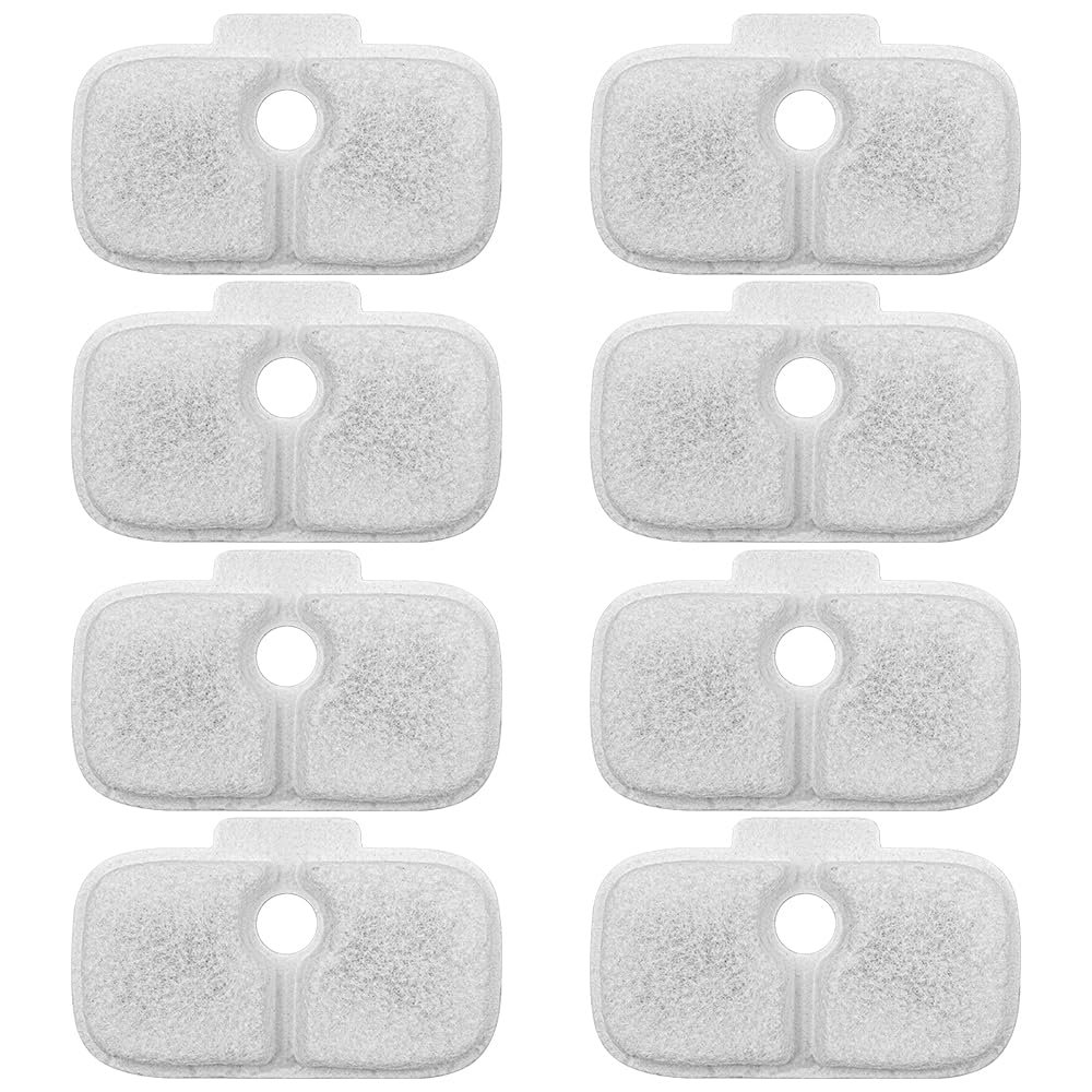 CENPEK 8-Pack Replacement Filters for 2.5L Cat Water Fountain