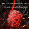 Pcivzxam Hand Warmer, New Flame Hand Warmer, Dynamic Charcoal-Fire Ambient Light, Rechargeable, White, Easy Installation view 2