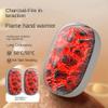 Pcivzxam Hand Warmer, New Flame Hand Warmer, Dynamic Charcoal-Fire Ambient Light, Rechargeable, White, Easy Installation view 4