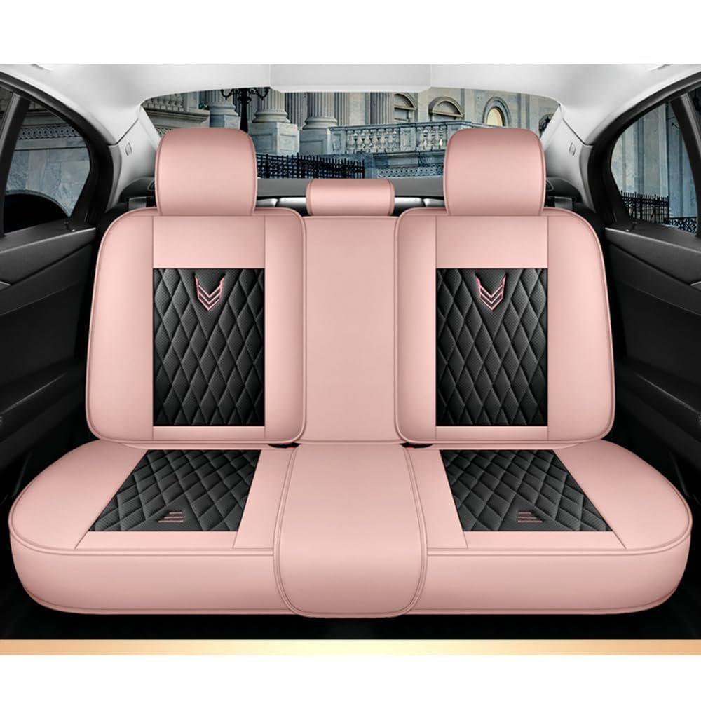 NURCIX Universal Car Seat Cover, Compatible with Cadillac XT4, E-Pink