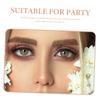 12 Pairs of False Eyelashes, Style 107, with Colored Base view 4