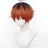 Black and Orange Short Wig for Adult Men, Cosplay Halloween view 3