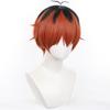 Black and Orange Short Wig for Adult Men, Cosplay Halloween view 4