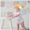 Yellow Children's Hair-Drying Cap in Coral Fleece Hat Design view 3