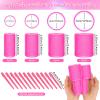 SEPGLITTER Hair Roller Set, 48-Piece Curling Set, 4 Sizes, Self-Grip Rollers with Clips, for Long, Medium, and Short Hair (50/40/30/20 mm) view 2