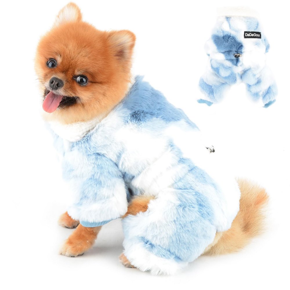 PAIDEFUL Fluffy Coat for Small Dogs