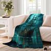 Strunt Pirate Ship Soft Personalized Throw Blanket, Flannel Blanket 60 x 80 in (150 x 200 cm) view 3
