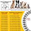 14 mm Silver Cuban Link Chain Collar for Dogs, 14 in view 2