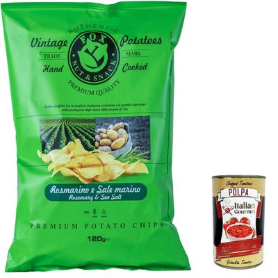 Italian Gourmet FOX Rosemary Sea Salt Potato Chips
