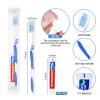 100 Individually Wrapped Disposable Toothbrushes with Toothpaste, 10 g Travel Toothpaste for Adults, Guests, Travel and Hotels view 2