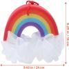 3-Piece Rainbow Bath Pouf Set view 2