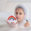 3-Piece Rainbow Bath Pouf Set view 3