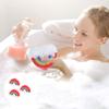 3-Piece Rainbow Bath Pouf Set view 4