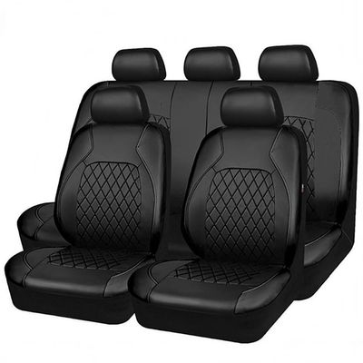 NURCIX Car Seat Covers, Compatible with Toyota Venza/Harrier 1st Gen (AV10) 2009–2017, Front and Rear, A-Black