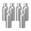 LusDoly 6-Pack 100 mL Silver Aluminum Refillable Bottles with Screw Caps view 1