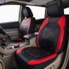 NURCIX Car Seat Cover, Compatible with Kia Rio 2nd Generation Type JB, 2007–2011, Front and Rear, A-Red view 4