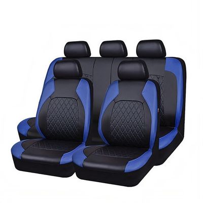 NURCIX Car Seat Cover, Compatible with Audi Q7 (5 Seats), 2006–2015, Front and Rear, A-Blue
