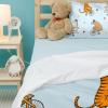 3-Piece Queen Duvet Cover Set, Breathable Tencel Bedding with 2 Pillowcases, Wrinkle-Resistant, Cartoon Animals view 4