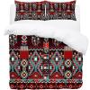 Art Ethnic Geometric Pattern Duvet Cover Set, Double, Soft Tencel, Zipper, 3-Piece view 2
