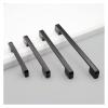 ELTOX 10-Piece Black Aluminum Cabinet Handles and Knobs, American Style, Simple Kitchen Drawer Pulls, Furniture Handles and Door Hardware view 1