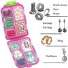 Lckiioy Med Wallet Pill Organizer with Labels view 2