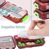 Lckiioy Med Wallet Pill Organizer with Labels view 3