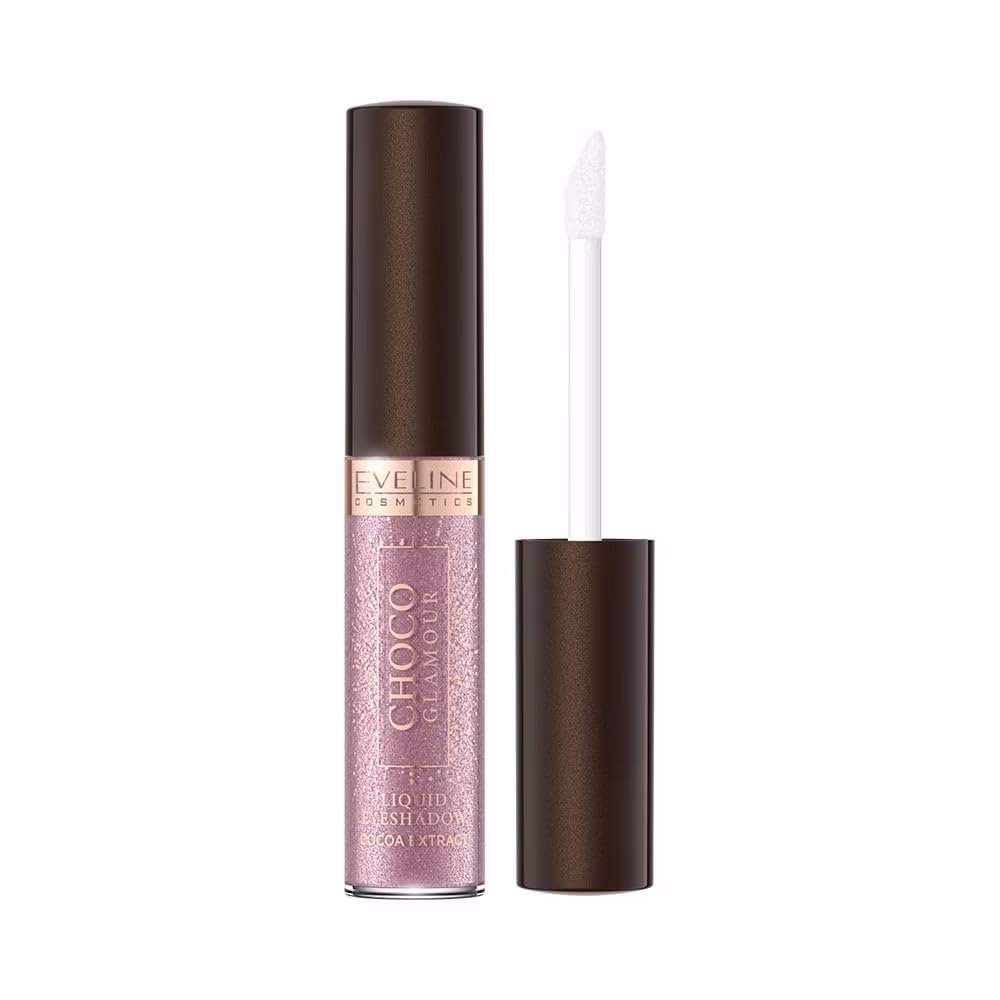 Eveline Cosmetics Choco Glamour Waterproof Liquid Eyeshadow with Cocoa Extract