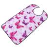 Adult Meal Bib, Pink, Washable Satin Polyester view 1