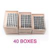 UAMOU 2–50 Boxes Eyelash Extensions, 120 Bundles, Natural C-Curl Individual False Lashes, 30D Cluster Volume Lashes, Makeup view 2