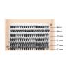 UAMOU 2–50 Boxes Eyelash Extensions, 120 Bundles, Natural C-Curl Individual False Lashes, 30D Cluster Volume Lashes, Makeup view 4