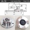 Heavy-Duty IA-19-25-38 Precision Universal Ball-Bearing Wheel, Round Flange, 3 Holes, Furniture Wheel, 1 Pc. (Color: IA-25) view 3