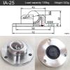Heavy-Duty IA-19-25-38 Precision Universal Ball-Bearing Wheel, Round Flange, 3 Holes, Furniture Wheel, 1 Pc. (Color: IA-25) view 4