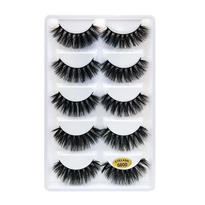 UAMOU False Eyelashes, 10/20/50/100 Boxes, Natural 3D Mink Lashes, Fluffy, Thin/Thick, Cheerfully (Color: G800, Size: 40 Boxes)