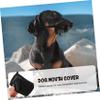 FRCOLOR Breathable Mesh Dog Muzzle with Adjustable Strap, Protection Against Biting, Barking and Eating Outdoors view 2