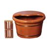 PACUM Handcrafted Sauna Wooden Bucket for Spa, Sauna, Foot Bath, Washing, or Basin Use (Color: C) view 1