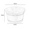 PACUM Handcrafted Sauna Wooden Bucket for Spa, Sauna, Foot Bath, Washing, or Basin Use (Color: C) view 2