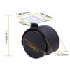 4-Pack Nylon Furniture Casters, Swivel Double Wheels, 50 kg Load Capacity view 2