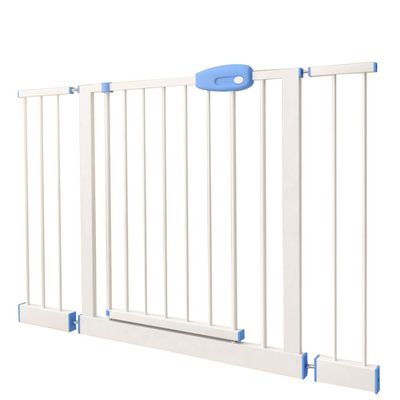 FLYIFE Pet Safety Gate with 4 Pressure-Adjustment Screws, 74 cm High, 217–224 cm Wide