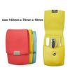 4-Piece Nail Clipper Set with Green Leather Case view 2