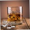 TOPBATHY 50-Piece Acrylic Fake Ice Cubes, Clear Reusable Decorative Plastic Ice for Food Photography, Crafts, and DIY Projects view 4