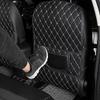 FUJIUM 2-Piece Car Seat Back Anti-Kick Pads for Audi A4 (B8/B9) and A5 Coupe, Black/Red view 4