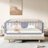 Supfine 150 cm Bed Rail for Children, Height-Adjustable 70–99 cm, Gray view 2