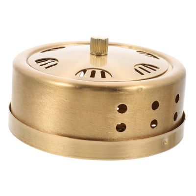 HAPINARY Smokeless Copper Moxibustion Box for Muscle Relaxation, Gold