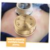 HAPINARY Smokeless Copper Moxibustion Box for Muscle Relaxation, Gold view 2
