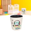 Fofetbfo Cartoon Trash Can, Cute Green Monster, Waterproof with Non-Slip Bottom view 2